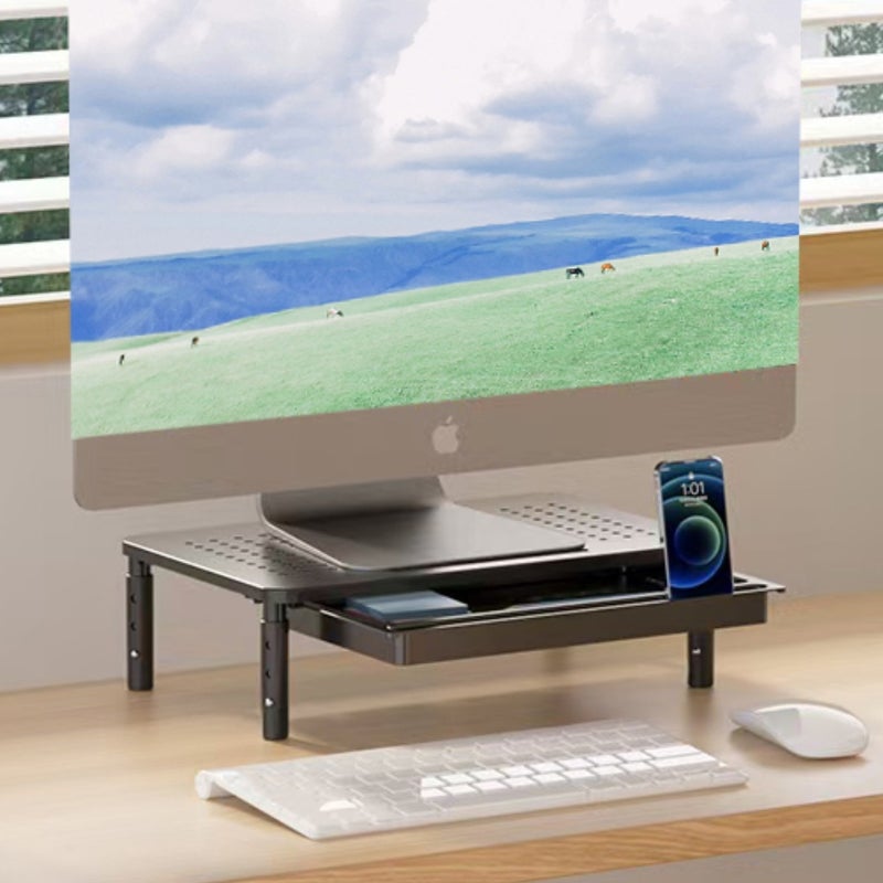 Spot Computer Display Heightening Base Height Adjustable Tool-Free Installation Monitor Heightening Stand - Image 2